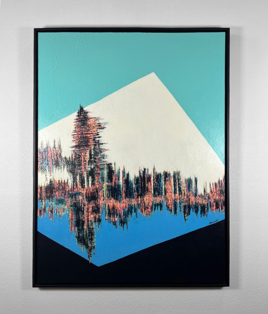 Original Artwork hand painted and signed by the artist with custom framing.- Roberto Amaral Artist