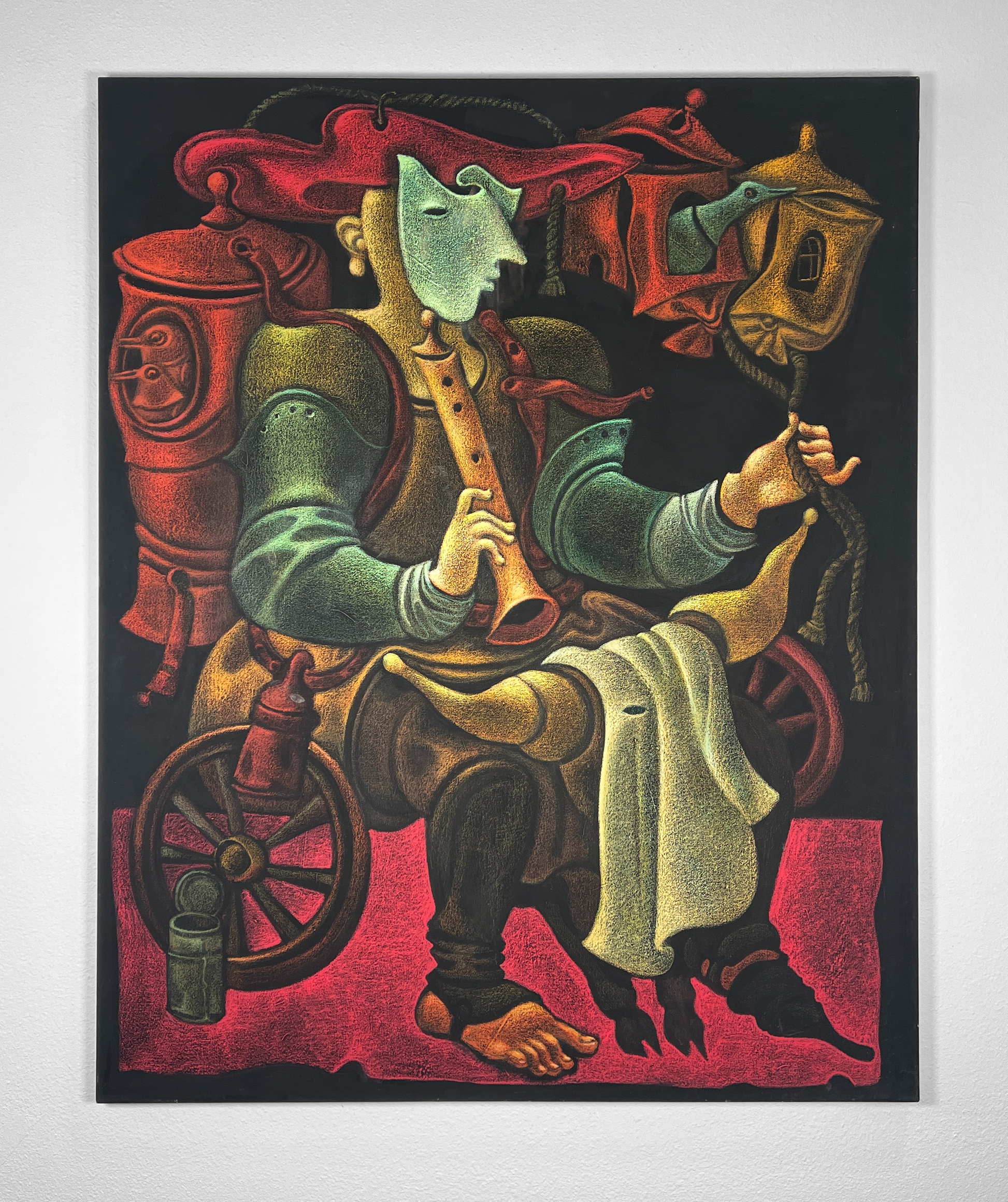 Original Painting by Artist Emmanuel Snitkovsky Palm Springs Sculptor and Painter 